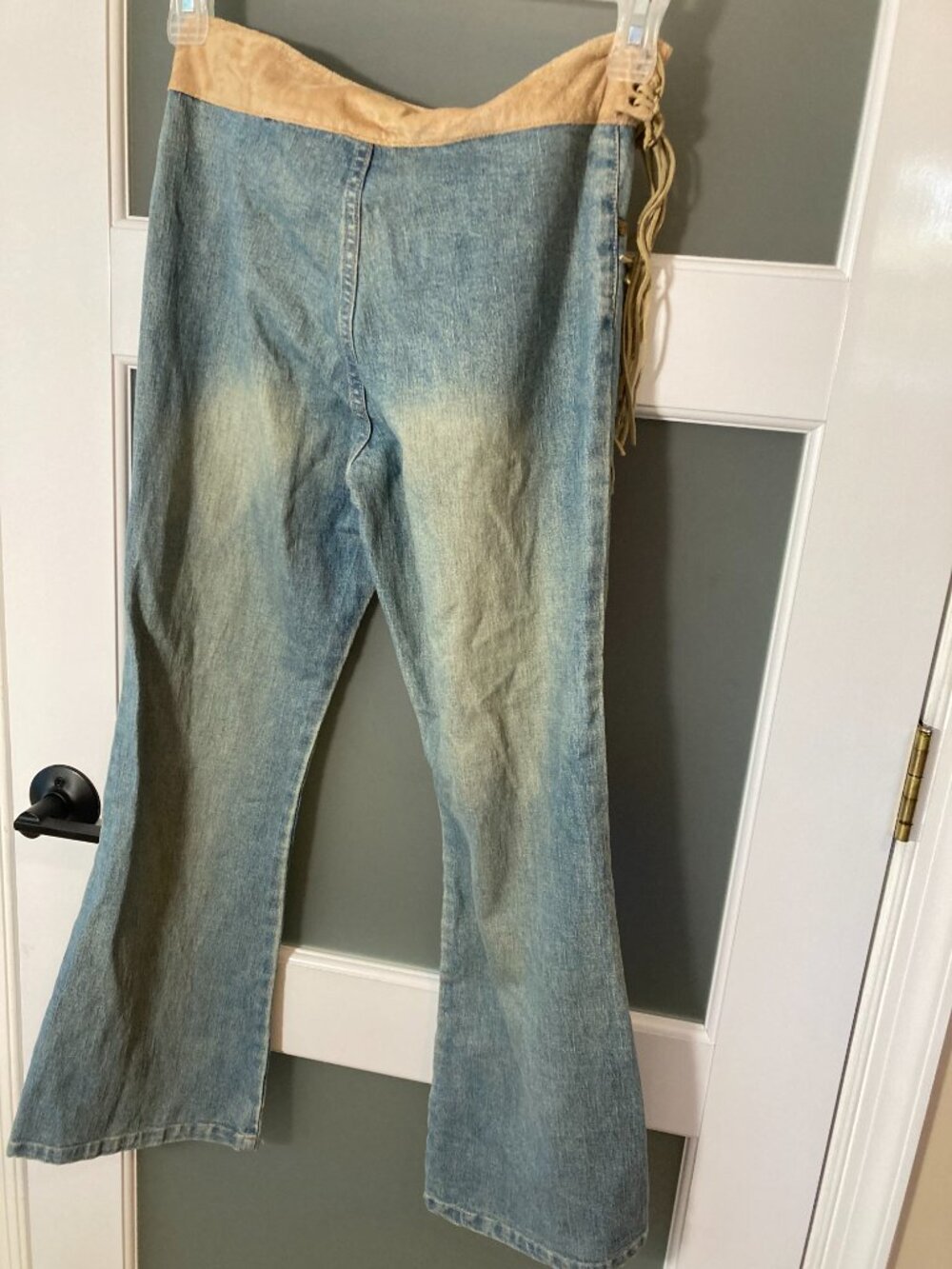 Joe Boxer Vintage Y2K Low-Rise Flare Jeans - Tagged size 14 - Measure = to a 4/6 - Picture 8 of 14